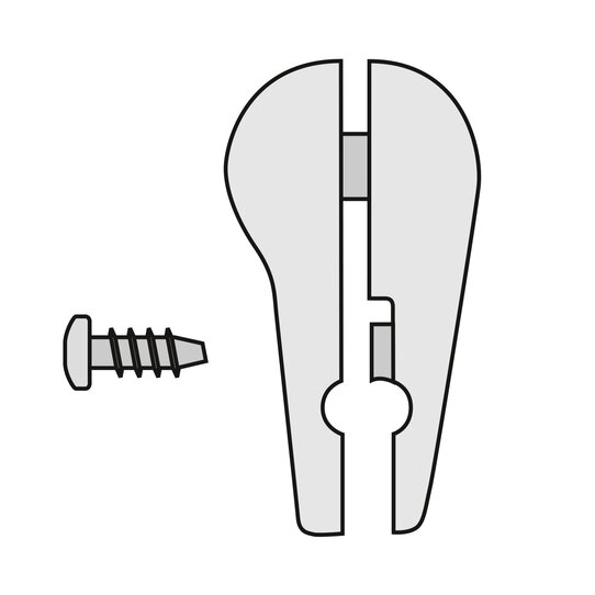 Light Clip, Clip pour fixer un éclairage sur panier