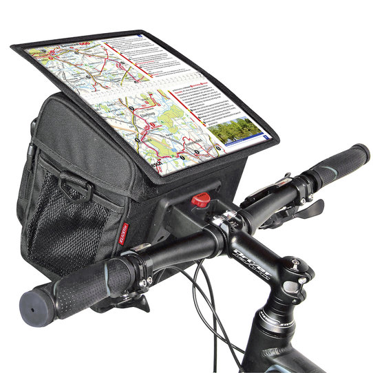 Allrounder Touring, perfectly equipped handlebar bag with lightholder at the bottom