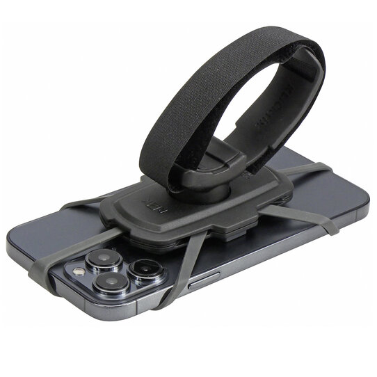 PhonePad, Support universel pivotant pour smartphone – fixation avec velcro