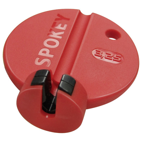 SPOKEY PRO 3,25 mm / Ø 2,1 mm, spoke nipple wrench red, with double precise insert, bulk