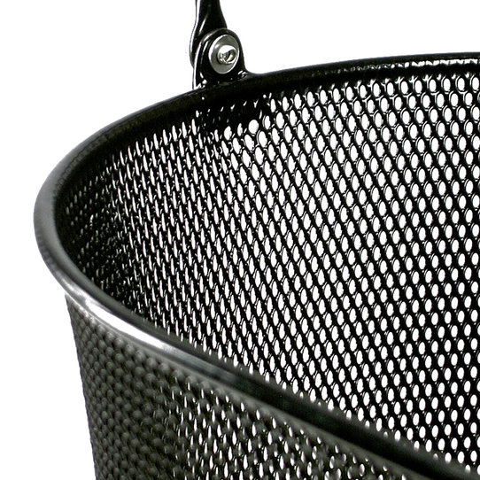 Oval Plus EF Basket, oval handlebar basket with adjustable adapter plate finely meshed