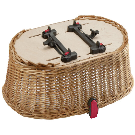 Doggy Basket Plus, Hundekorb mit Wetterschutz – für beliebige Gepäckträger oder Frontträger