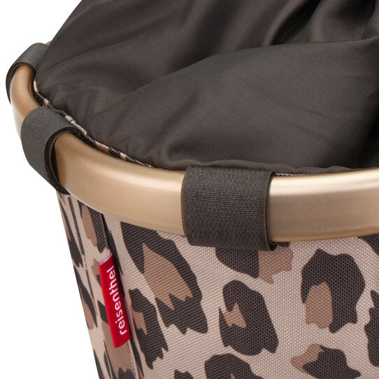 Reisenthel Bikebasket, Textiler Fahrradkorb mit KLICKfix Kupplung – für Lenker Adapter