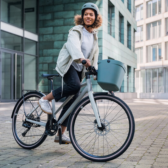 Mio Basket, Tough plastic basket for the Handlebar Adapter height-adjustable adapter plate