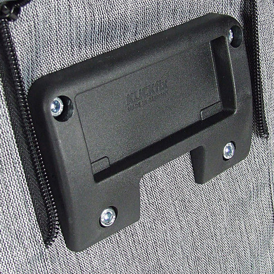 Allegra Fashion, handlebar bag with hidden adapter plate