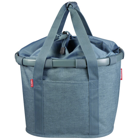 Reisenthel Bikebasket, Textiler Fahrradkorb mit KLICKfix Kupplung – für Lenker Adapter