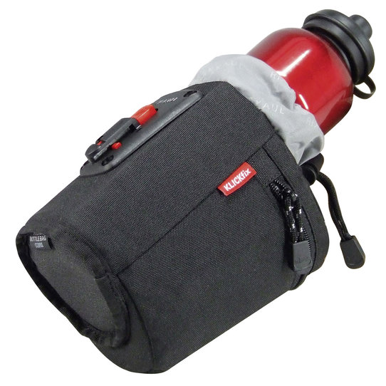 Micro Bottlebag, Satteltasche mit Flaschenfach und Satteladapter