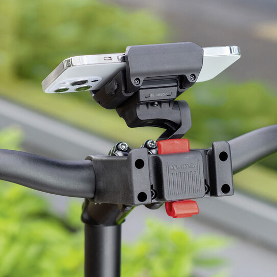 Display Mount Kiox/SmartphoneGrip, Montage des Bosch Kiox Displays oder SmartphoneGrip kombiniert mit Lenker Adapter