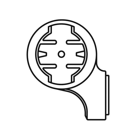Display Mount Garmin, Zur Montage von Garmin Fahrradcomputer zusammen mit dem Lenker Adapter