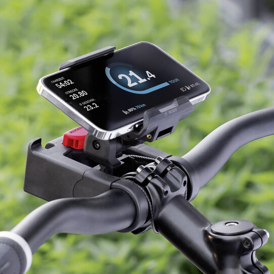 Display Mount Kiox/SmartphoneGrip, Montage des Bosch Kiox Displays oder SmartphoneGrip kombiniert mit Lenker Adapter