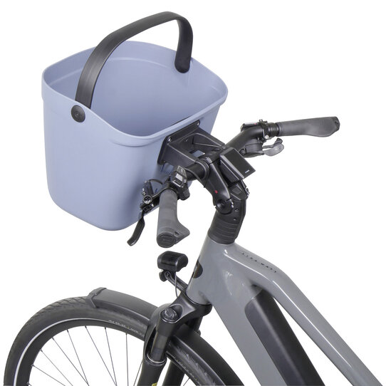 Fix Basket Holder E, Permanent fixation of a basket on e-bike