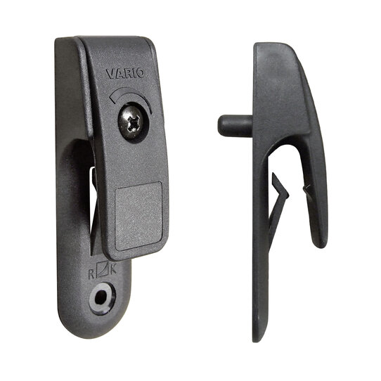 Vario Haken, Haken mit Mittelriegel für Gepäckträger Ø 6–16 mm