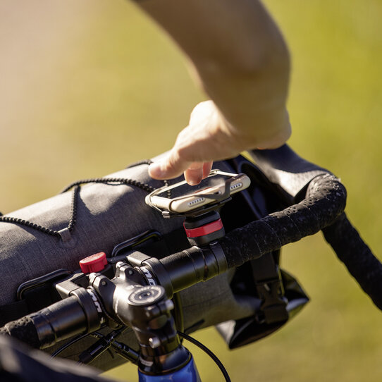 PhonePad, Support universel pivotant pour smartphone – fixation avec adaptateur