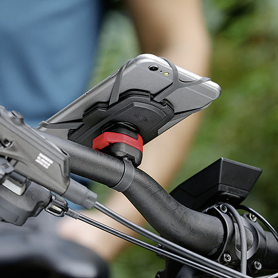 PhonePad, Support universel pivotant pour smartphone – fixation avec adaptateur