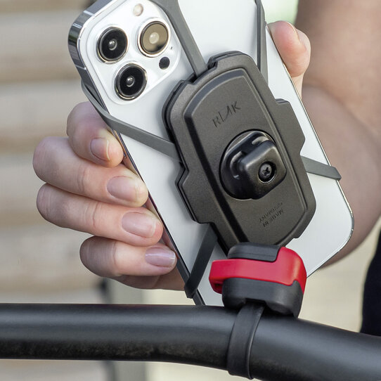 PhonePad, Support universel pivotant pour smartphone – fixation avec adaptateur