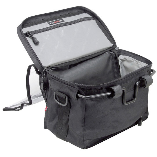 Daypack, handlebar bag with lightweight aluminum bracket