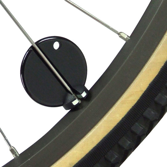 SPOKEY 3,40 mm / Ø 2,1 mm, spoke nipple wrench black, with a precise insert for bigger nipples, packed