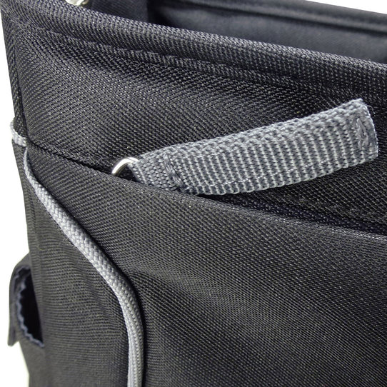 Allegra Fashion, handlebar bag with hidden adapter plate