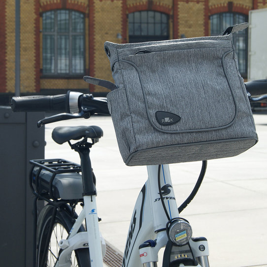 Allegra Fashion, handlebar bag with hidden adapter plate