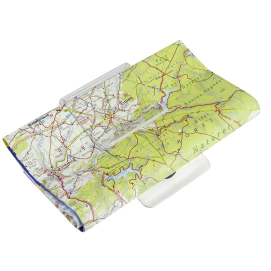 MiniMap 1, small map holder made of transparent plexiglass