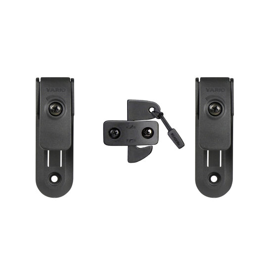 Vario E Haken, Extra kurzer Haken mit Mittelriegel für Gepäckträger Ø 8–16 mm