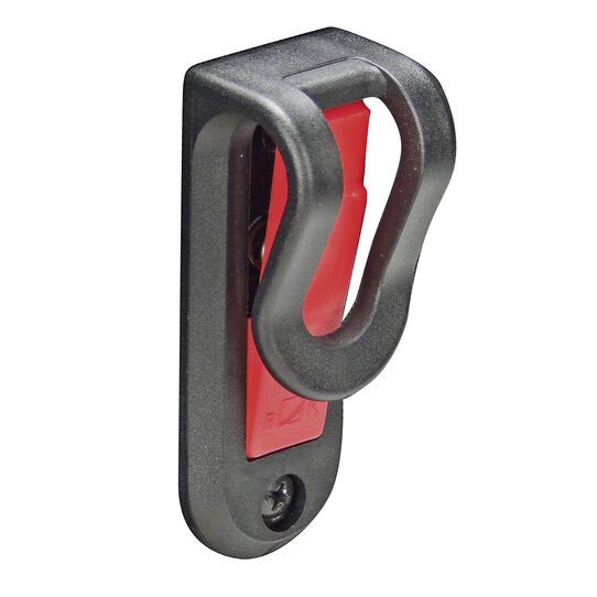 Vario Top Haken, Crochets avec loquet central pour porte-bagages Ø 8–16 mm